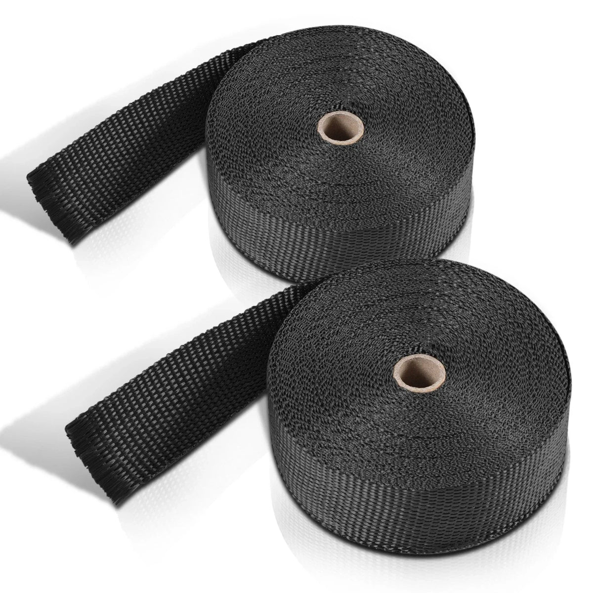 50FT 2" Fiberglass Exhaust Header Heat Wrap for Universal Applications