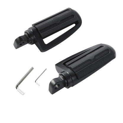 10mm Matte Black Footpeg Pegs for Harley Sportster 883 XL1200 Softail Fatboy