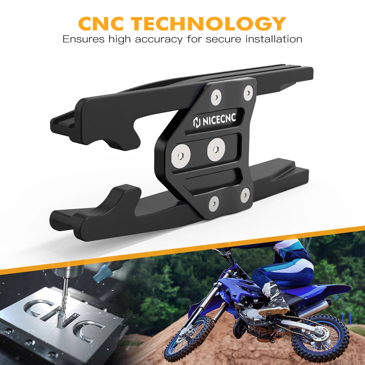 Front Chain Guide Slider for Yamaha YZ85 (2002–2021) 5PA-22151-00-00