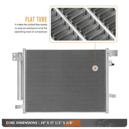 A/C Condenser for Cadillac ATS CTS (2013–2015) Aluminum Core Replacement
