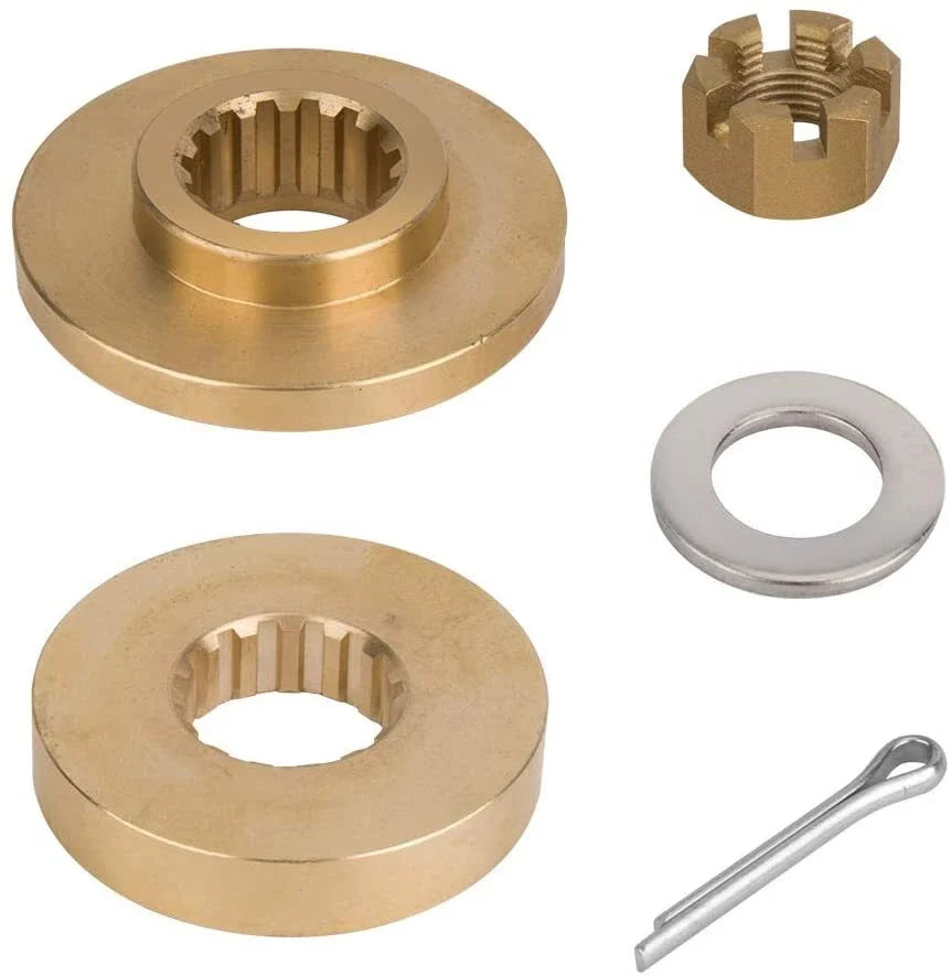 Stainless Steel Propeller 13 1/2x14 for Yamaha Outboard (50-115HP) + Hardware Kits
