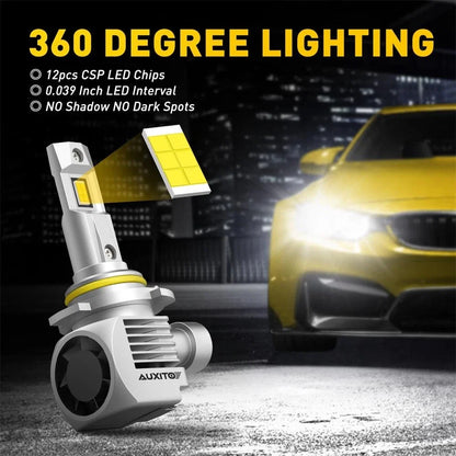 AUXITO 9005 HB3 LED Bulbs 6000K 200W 30000 Lumens for Headlights