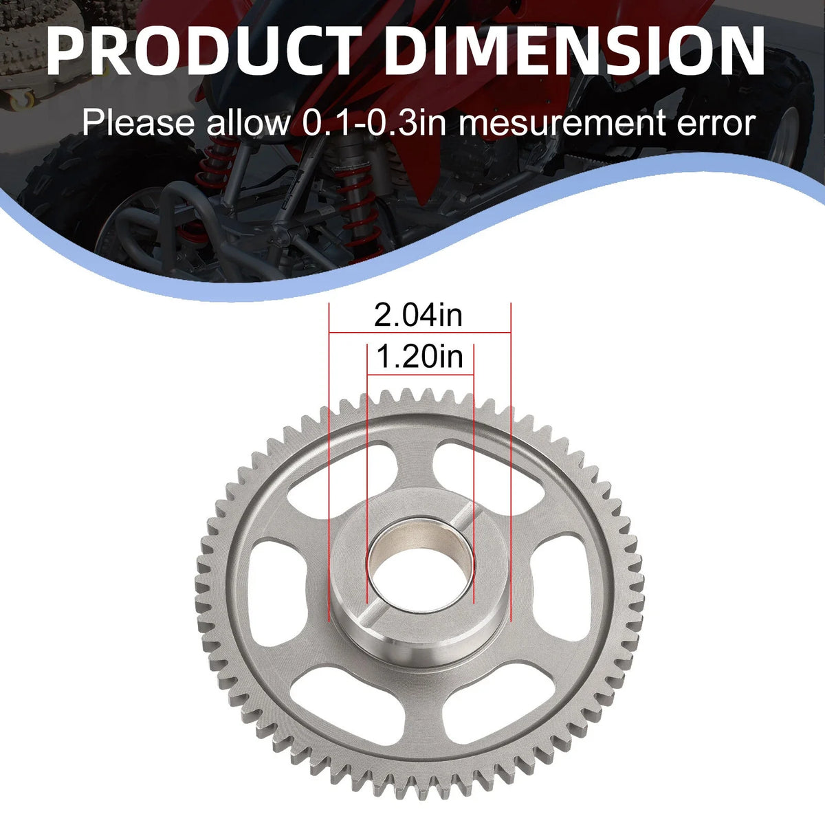 Starter Clutch Idler Gear for Polaris RZR XP 900 (2011–2012) / RZR 4 XP 900 (2012)