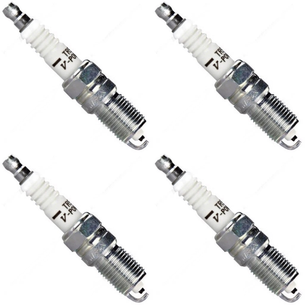Set of 4 NGK V-Power Spark Plugs for Ford Focus (2003–2010) TLX-ngk4177-CL360A70