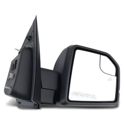 Heated Passenger Mirror for Ford F-150 (2015–2020) with Turn Signal Black