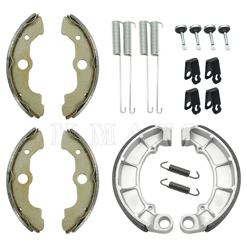 Front Rear Brake Shoes W/Pin Kits for Honda Rubicon 500 TRX500FA/FGA (2001–2004)