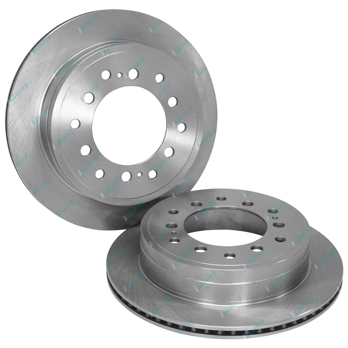 2 x Rear Disc Brake Rotors for Toyota Fortuner GUN156 2.8L (2015-2019)