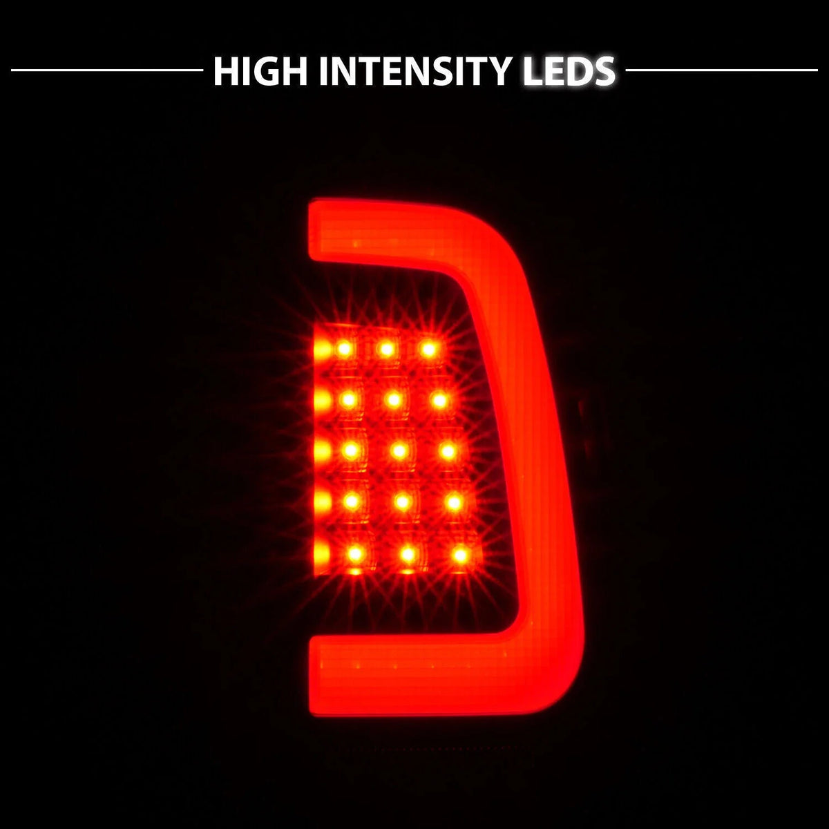 LED Tail Lights Brake Lamp Black for Ford F250 F350 Super Duty (2008–2016)