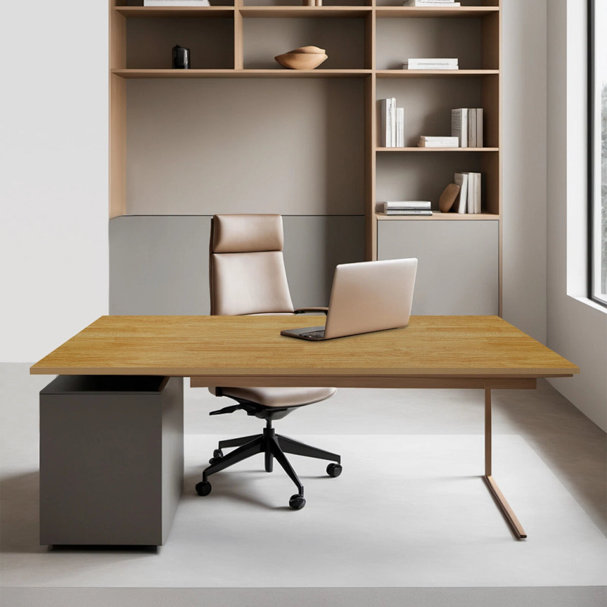 Adjustable Rectangular Plywood Tabletop 60x180x3.5cm