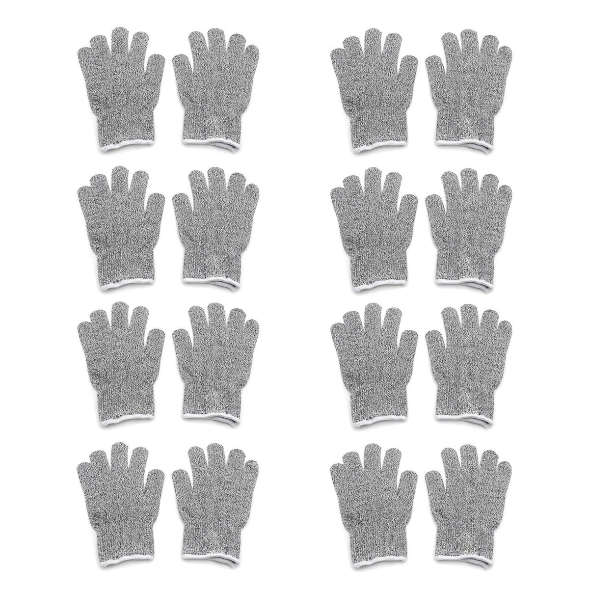 Set of 8 XL Safe Cut Resistant Gloves for Kitchen Use