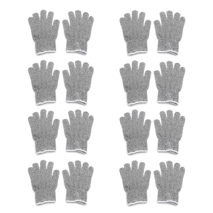 Set of 8 XL Safe Cut Resistant Gloves for Kitchen Use
