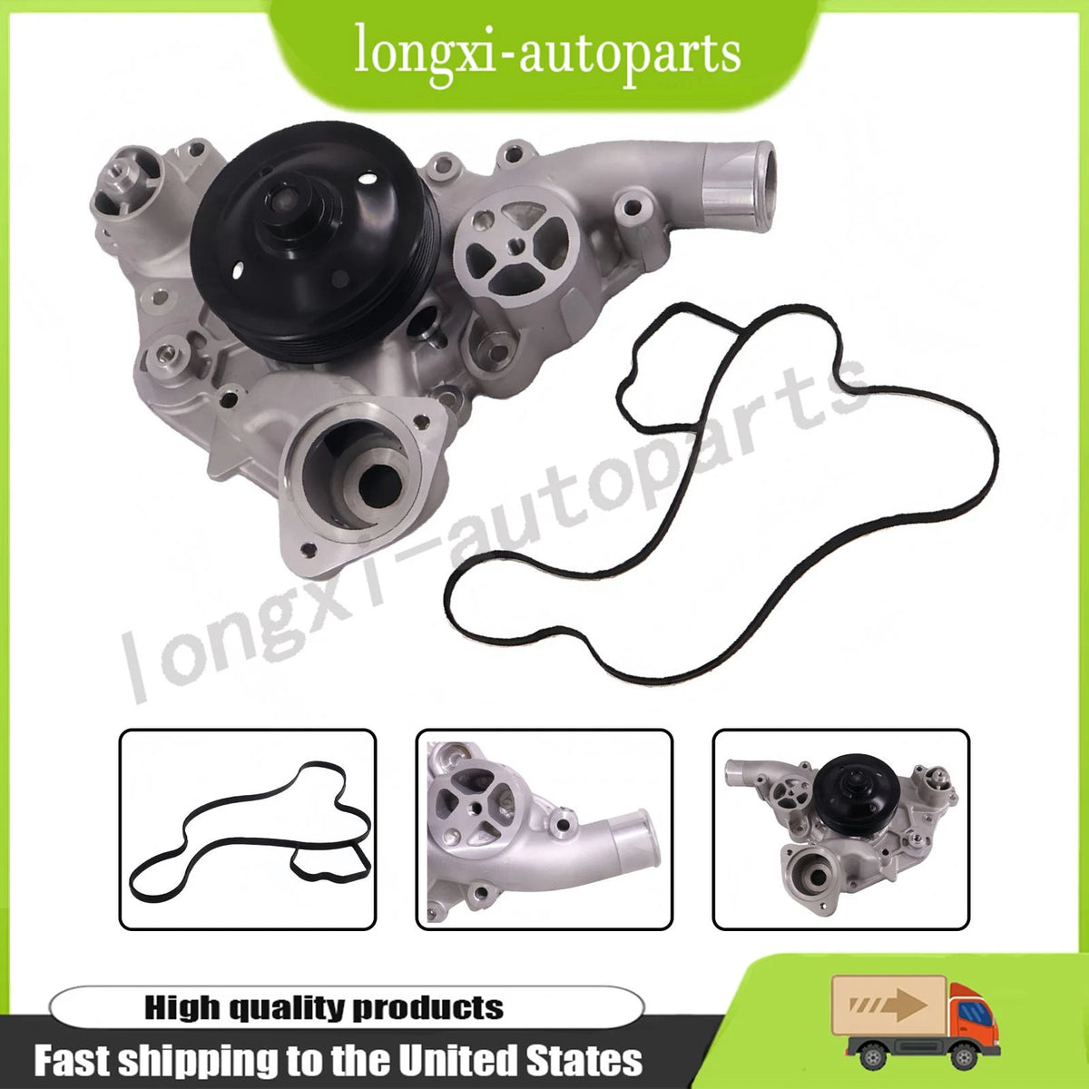 Water Pump for Jeep Grand Cherokee Trackhawk (2018–2021) 68165882AC, 68165882AD