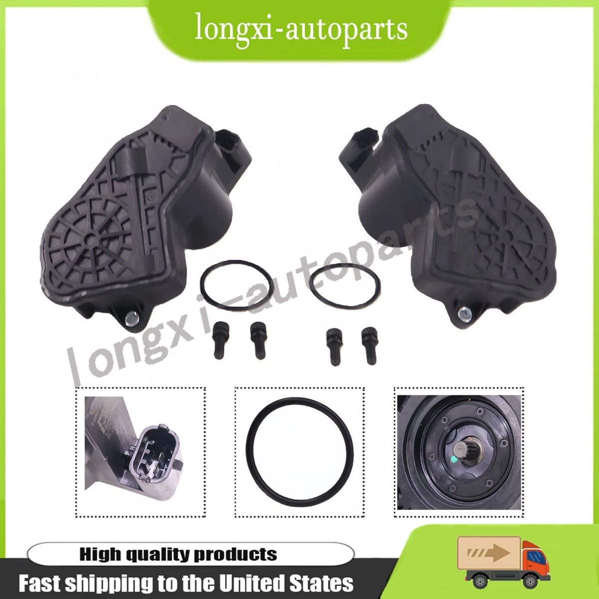 Pair Rear Parking Brake Actuator for Tesla Model 3 (2017–2022) 8008210-00-A, 8008228-00-A