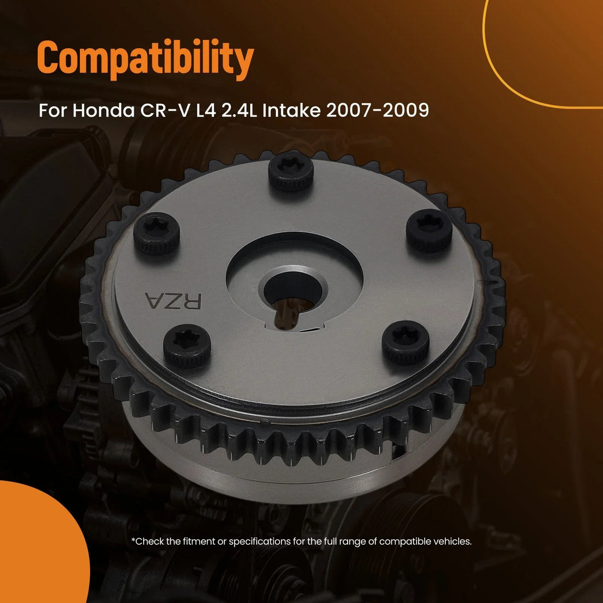 Intake Cam Adjuster Gear for Honda CR-V 2.4L (2007–2009) 14310RZA003 VVT640