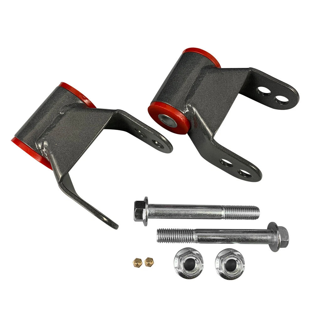2" Rear Lift Shackle with Shock Extender for Silverado Sierra 1500 (1999–2007)