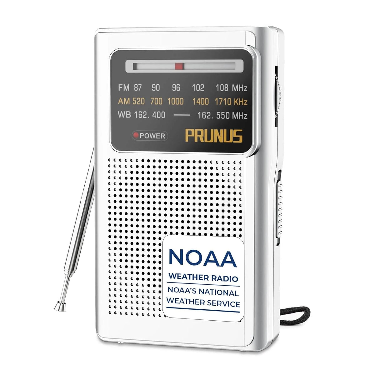 Portable NOAA Weather Emergency Alert Radio for