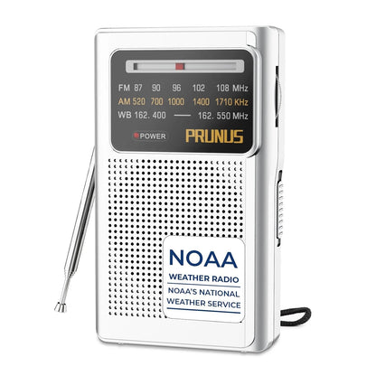 Portable NOAA Weather Emergency Alert Radio for