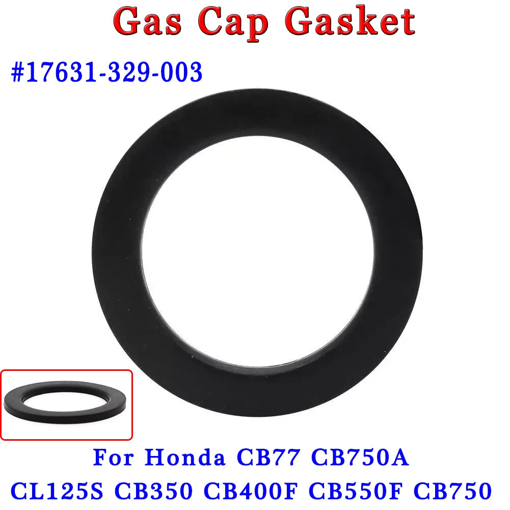 Gas Cap Gasket for Honda CB77 CB350 CB400F CB550F CB750 (1961–1978)