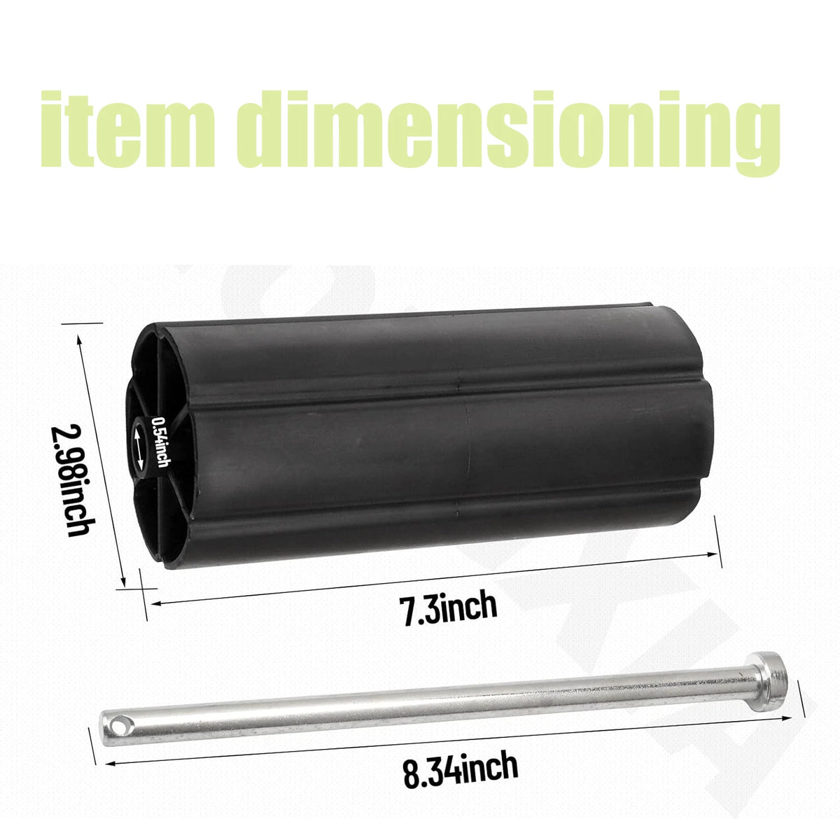 Deck Roller & Pin for Husqvarna FD52M EZ5221 EZ5224 EZ5426 EZ6124 (52" 54" 61")