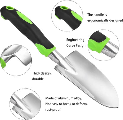 Garden Shovel Hand Trowel Mini Shovel Cast-Aluminum Heavy Duty