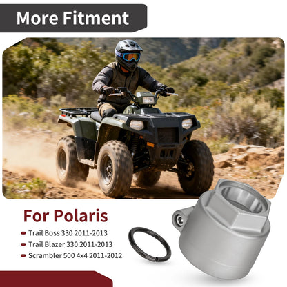 Axle Nut + Retaining Ring for Polaris Trail Boss 330, Trail Blazer 330 (2011–2013) 5137563, 7670160