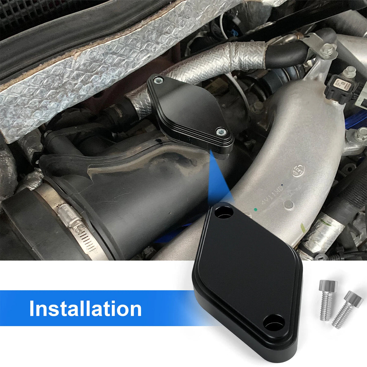 Intake Resonator Cover Plate for Chevy/GMC Duramax 6.6L LML Diesel (2011–2016)