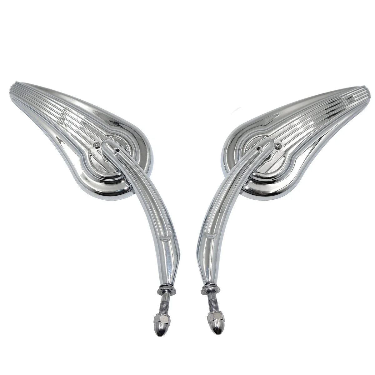 Custom Tailfin Mirrors for Harley CVO Road King Softail Street Glide Fat Bob (2010–2023)
