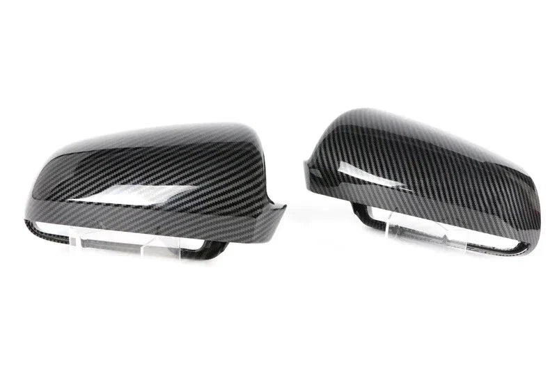 Pair of Rearview Mirror Cap Covers for Audi A4 B7 (2005–2008) Carbon Look
