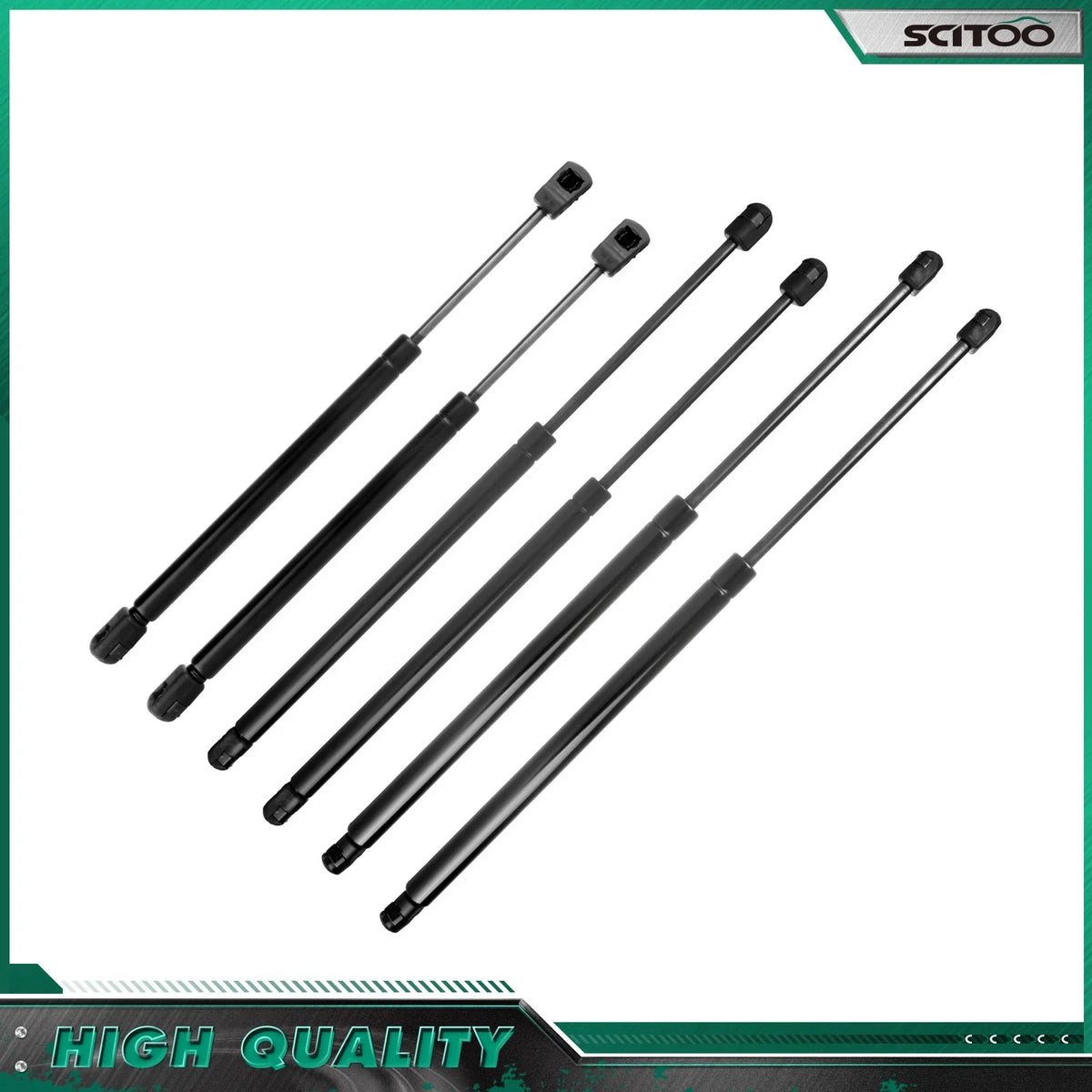 2 Hood Window Tailgate Lift Supports Struts for Ford Expedition (2003–2006)