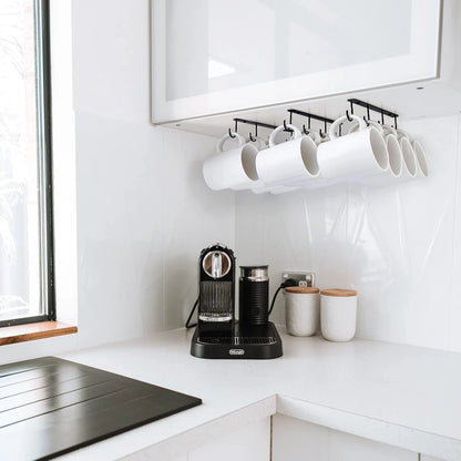 Set of 3 Metal Hooks for Under Cabinet Mug Hanger