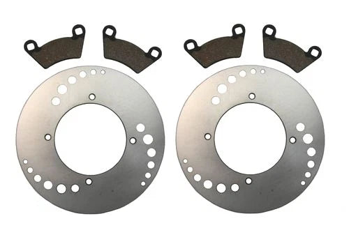 Rear Brake Rotors & Pads for Polaris Ranger 2004–2005 (2)FS-2032 (2)FS-403a
