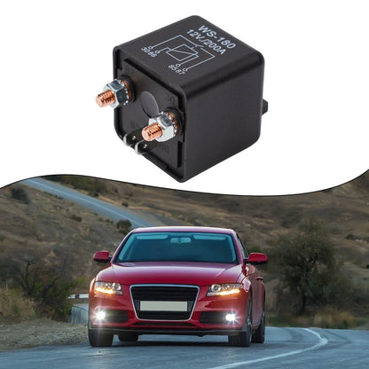 12V Isolator Relay 4Pin for Dual Battery Accessories Over 200A