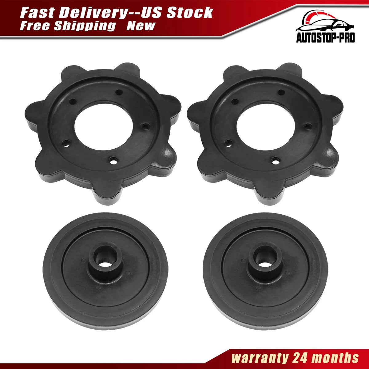 2X Drive Sprocket + 2X Idler Wheel Set for Vintage Arctic Cat (0102-015, 0102-077, 0102-011)