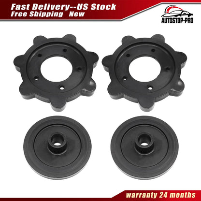 2X Drive Sprocket + 2X Idler Wheel Set for Vintage Arctic Cat (0102-015, 0102-077, 0102-011)