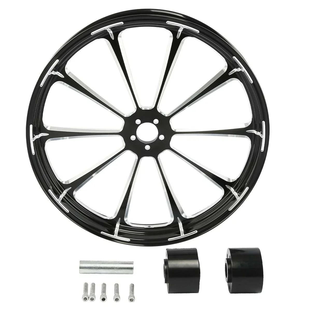 26" Wheel Rim Dual Disc Hub & Front Fender for Harley Touring (2008–2025)
