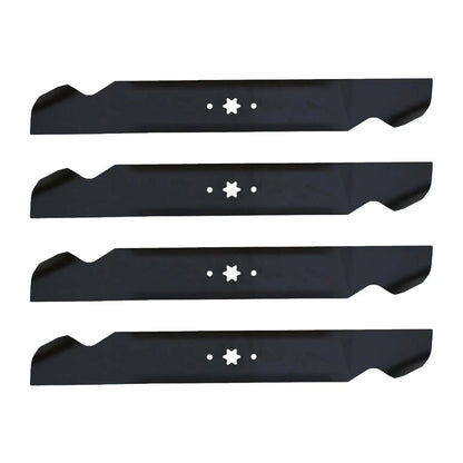 4 Pack Blades for Cub Cadet 100 Series LTX 46" (Fits MTD)