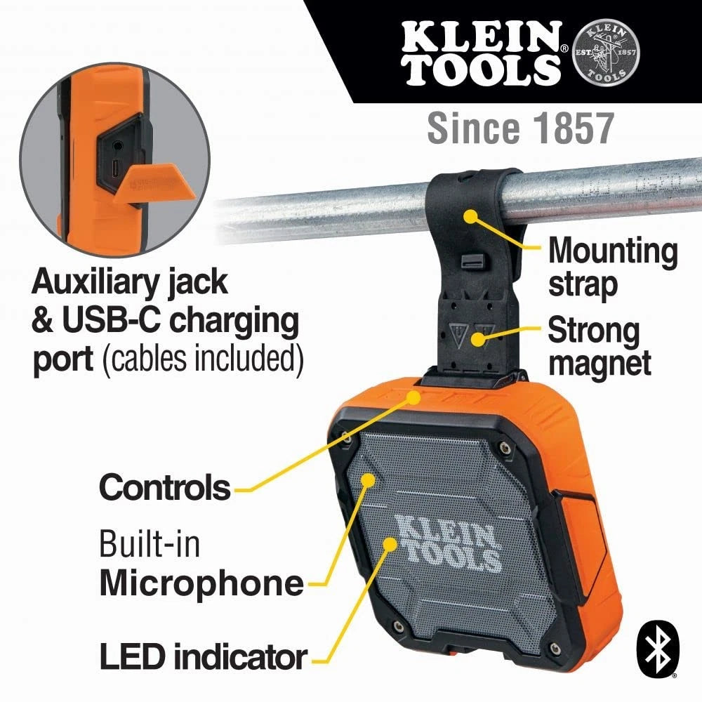 Bluetooth Speaker for Klein Tools AEPJS2