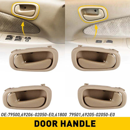 Set of 4 Inside Door Handles for Toyota Corolla (1998–2002)
