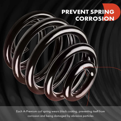 2X Suspension Coil Spring for VW Eos Jetta (2009–2010) 1K0411105BD, RH3554