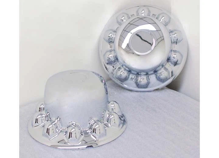 Set of 2 ABS Chrome Rear Hub Covers for Ford F450/F550 (2005–2016) QH2001R