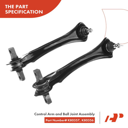 Set of 14 Front & Rear Upper Control Arms for Honda Accord (1994–1997)