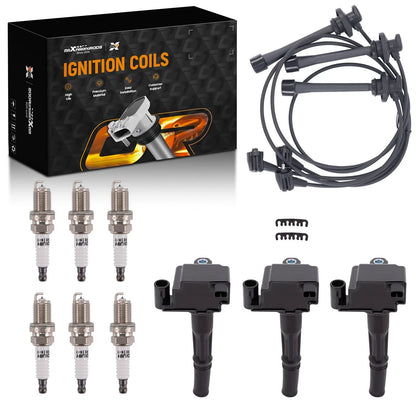 Ignition Coils, Spark Plug & Wires Set for Toyota Tacoma 3.4L V6 (1995–2004)
