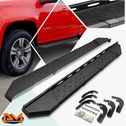 Set of 2 Side Step Nerf Bars for Colorado/Canyon Ext Cab (2015–2020) Black