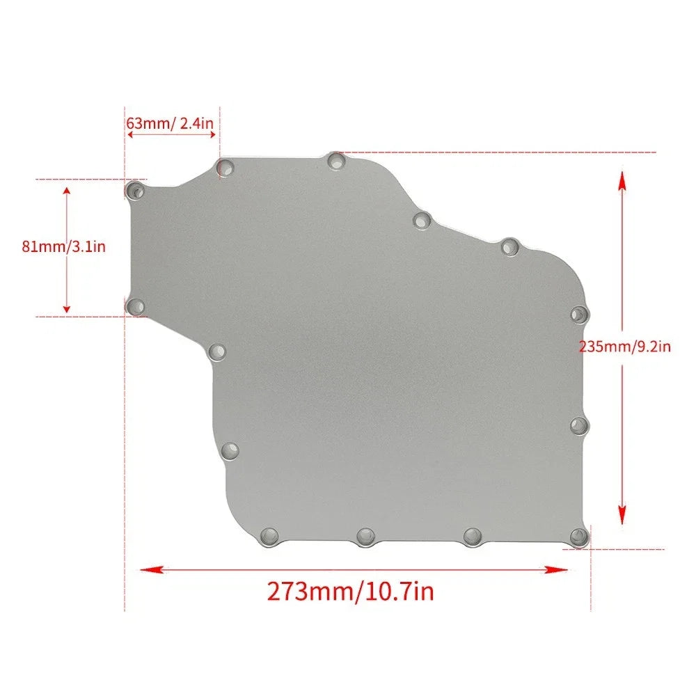 Silver Low Profile Oil Pan with Pick Up for Suzuki GSXR 1300 Hayabusa (1999–2011)