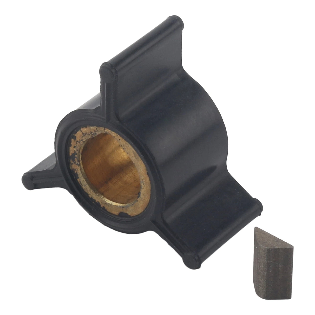 Outboard Water Pump Impeller & Key for Evinrude Johnson 2-4 HP (0396852, 0433935, 0767407, 0769221, 0335956)