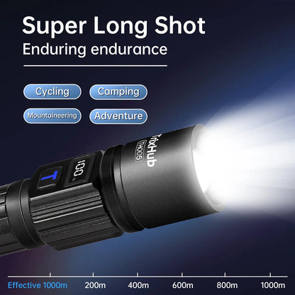 3X Rechargeable Flashlights - Super Bright, 5 Modes