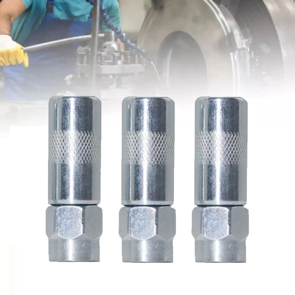 3PC Grease Gun Coupler Set for Heavy Duty 1/8 In. NPT Nozzle