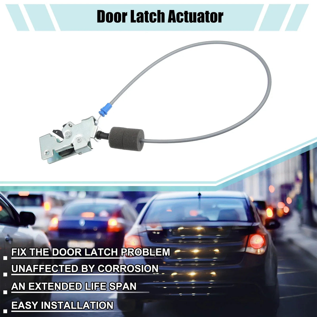 Rear Left Door Lower Latch Lock Cable for Ford Transit (2000–2014) No.YC15V431A03AM