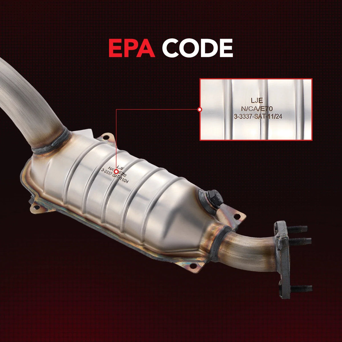 Direct Fit Highflow Catalytic Converter for Honda Fit (2006–2008) OBDII