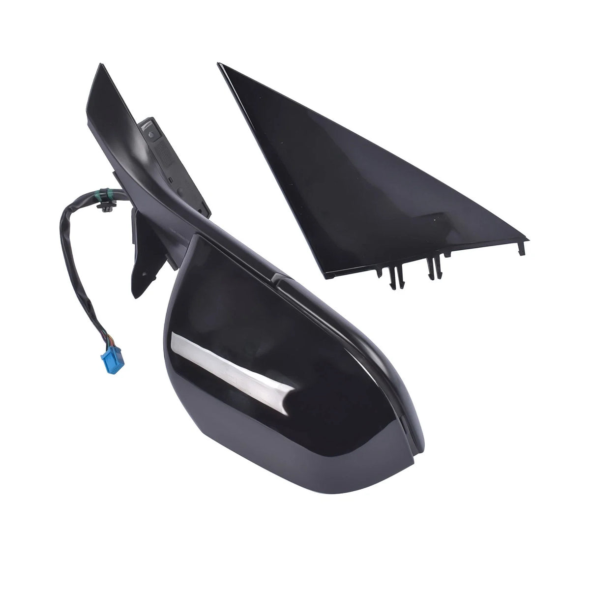 Heated Power Fold Black Right Passenger Side Mirror for Tesla Model 3 (2017–2022)